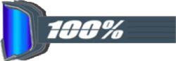 100% Valnor Goggle Indigo - Blue Mirror Lens