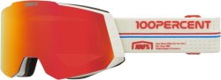 100% Snowcraft Hiper Goggle Launch - Mirror Red Lens