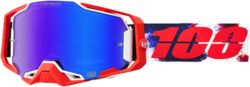 100% Armega HIPER Goggle Morpho - Mirror Blue Lens