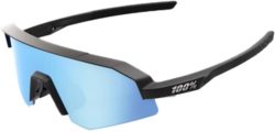 100% SLENDALE XS - Matte Black - HiPER Blue Multilayer Mirro