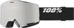 100% NORG HiPER Goggle Black/Silver - Mirror Silver Lens