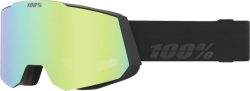 100% SNOWCRAFT HiPER Goggle Black/Green - Mirror Green Lens