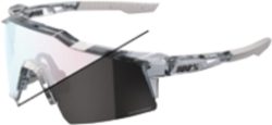 100% SPEEDCRAFT SL - Polished Translucent Grey - Rose Gold M