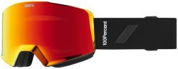 100% NORG HiPER Goggle Black/Red - Mirror Red Lens