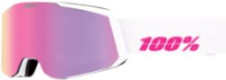 100% SNOWCRAFT S HiPER Goggle Essential White/Pink - Mirror
