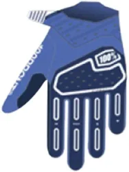 100% AIRMATIC Gloves blue