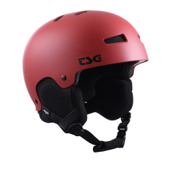 TSG Skihelm Gravity Solid Color - satin pale red