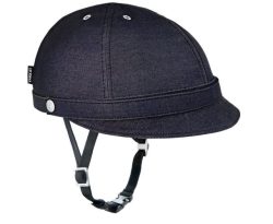 YAKKAY Velohelm Cover Milano Dark Blue Denim