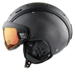 Casco SP-6 Visier Skihelm - Schwarz Struktur
