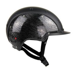 Casco Champ 3 Brush Reithelm - Schwarz Glanz