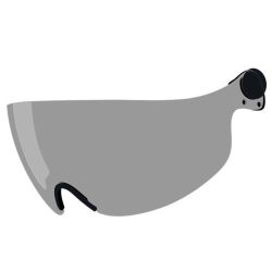 Kask Urban Lifestyle Spiegelglas-Ersatzvisier