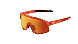 KOO Demos Sportbrille Cycling - red glass/red mirror lenses