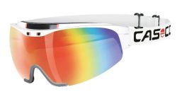 Einzelstück Casco Skibrille Spirit Carbonic - Weiss, Rainbow