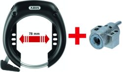 Abus Rahmenschl. 5755L & Akkuschl. IT3 XPlus Bosch2 gleichschliessend - schwarz