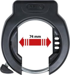 Abus Rahmenschloss Pro Amparo 4750SL NR ohne Halter - schwarz