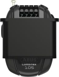 Abus Spezialschloss Combiflex Rest 105 Code mit Halter CHR - schwarz