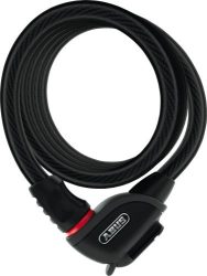 Abus Spiralkabelschloss Phantom 8950/180 mit Halter TexFL - schwarz