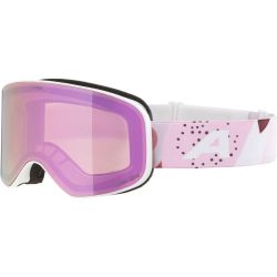 Alpina Slope Q-Lite Skibrille - white-rose matt, rose s2