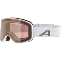 Alpina Slope Q-Lite Skibrille - white matt, gold s2