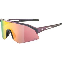 Alpina Sonic Hr Q-Lite Sonnenbrille - black matt-purple, pink cat. 2