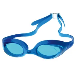 Arena Jr Spider Schwimmbrille blau, Harte GläserUnverspiegelte Gläser