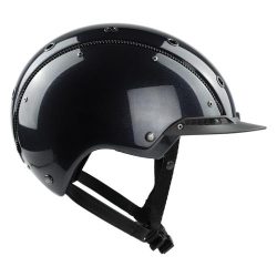 Casco Champ-3 Plus Reithelm - blau metalic glanz