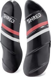 SHRED. CARBON SHIN GUARDS - M SKI RACE PROTECTION - carbon/rust