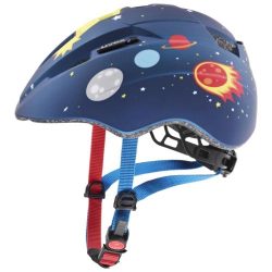 Uvex Velohelm Kinder Kid 2 CC - Dark Blue Rocket Mat
