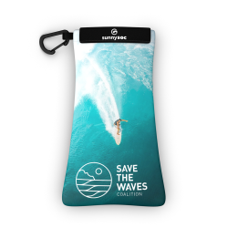 Gogglesoc Save the waves Sunnysoc - blau
