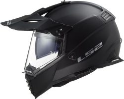LS2 MX436 Pioneer Evo Solid Helmet - matt black