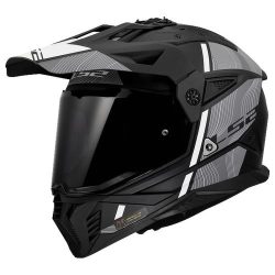 LS2 MX702 Pioneer 2 Hill Helmet - matt black