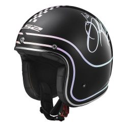 LS2 OF583 Bobber Rusty Helmet - schwarz