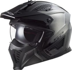 LS2 OF606 Drifter Jeans Helmet - jeans titanium