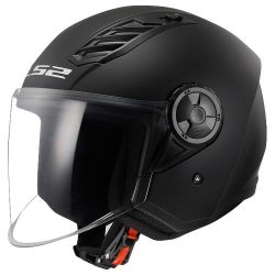 LS2 OF616 Airflow 2 Solid Helmet - matt black