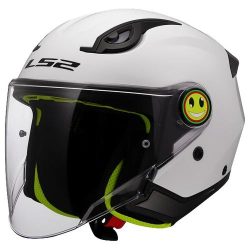 LS2 OF622 Funny 2 Solid Helmet - white