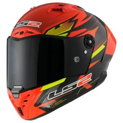 LS2 FF805 Thunder GP Aero Fire Helmet - Fire Gloss red black