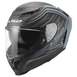 LS2 FF807 Dragon Subic Helmet - matt blue petrol