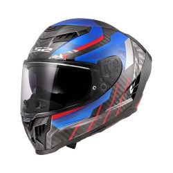 LS2 FF807 Dragon Trax Helmet - blue red