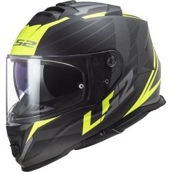 LS2 FF800 Storm 2 Nerve Helmet - matt black h-v yellow
