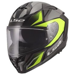 LS2 FF817 Challenger 2 Viper Helmet - grey h-v yellow
