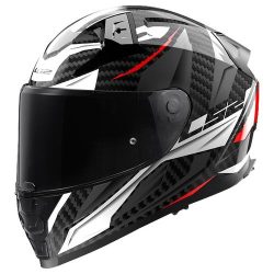LS2 FF811 Vector 2 Carbon Savage Helmet - white