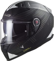 LS2 FF811 Vector 2 Splitter Helmet - black white