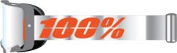100% Armega HIPER Goggle Silver - Mirror Silver Lens