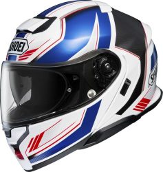 SHOEI Klapphelm Neotec 3 Grasp TC-10 - weiss-blau-rot