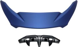 SHOEI Vent. Auslass hinten - mt. blau met.
