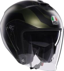 AGV Jethelm Irides Sakai - matt-grün-schwarz