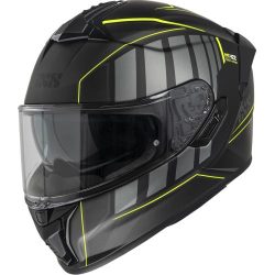 iXS 422 FG 2.1 Integralhelm - schwarz matt-gelb fluo