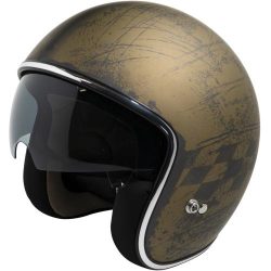iXS 77 2.5 Jethelm - gold matt-schwarz