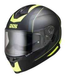 iXS HX 1100 2.0 Integralhelm - schwarz matt-gelb fluo
