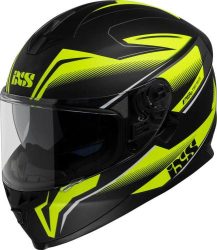 iXS HX 1100 2.3 Integralhelm - schwarz matt-gelb fluo
